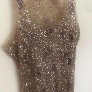 Sequin tank top